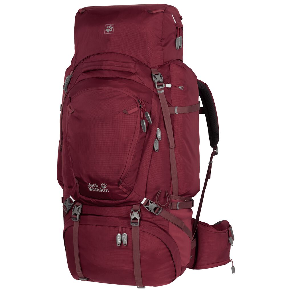 Jack Wolfskin DENALI 65 Sacs À Dos Femme Rouge Foncé - PDXGYWM-63